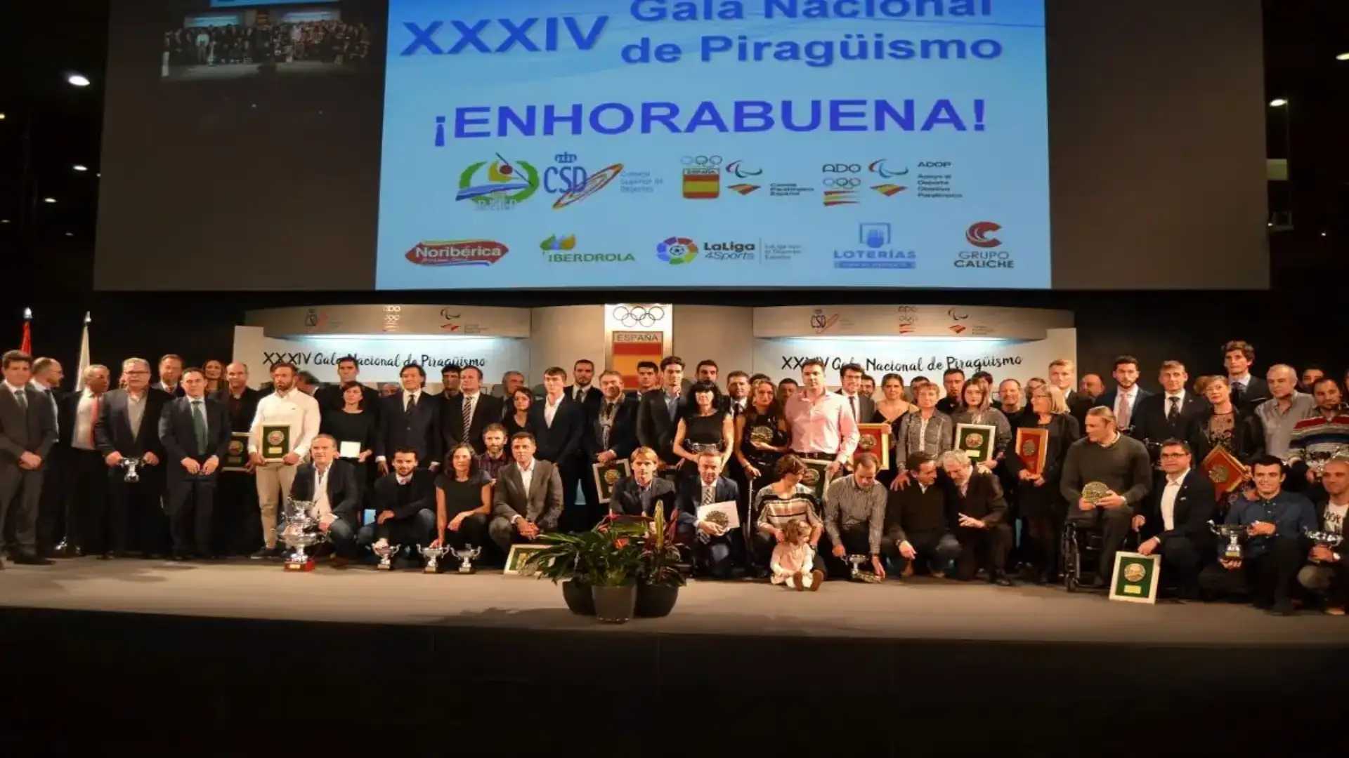 Great success of the National Gala of Piragüismo held in Madrid