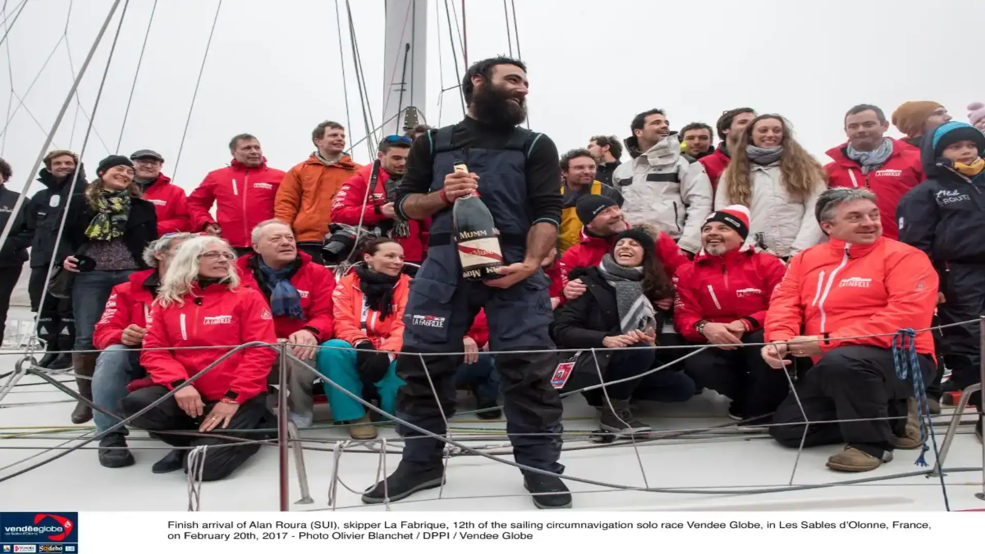 Alan Roura ends at 23 and in the 12th position his first Vendée Goble