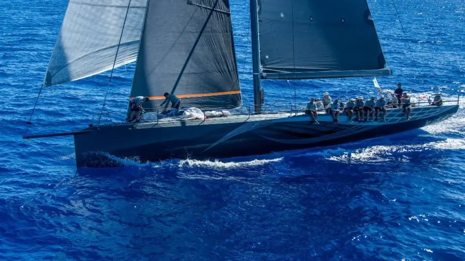 Worked victory of the Maxi72 "Bella Minte" in the RORC Caribbean 600 Regata on the "Proteus"