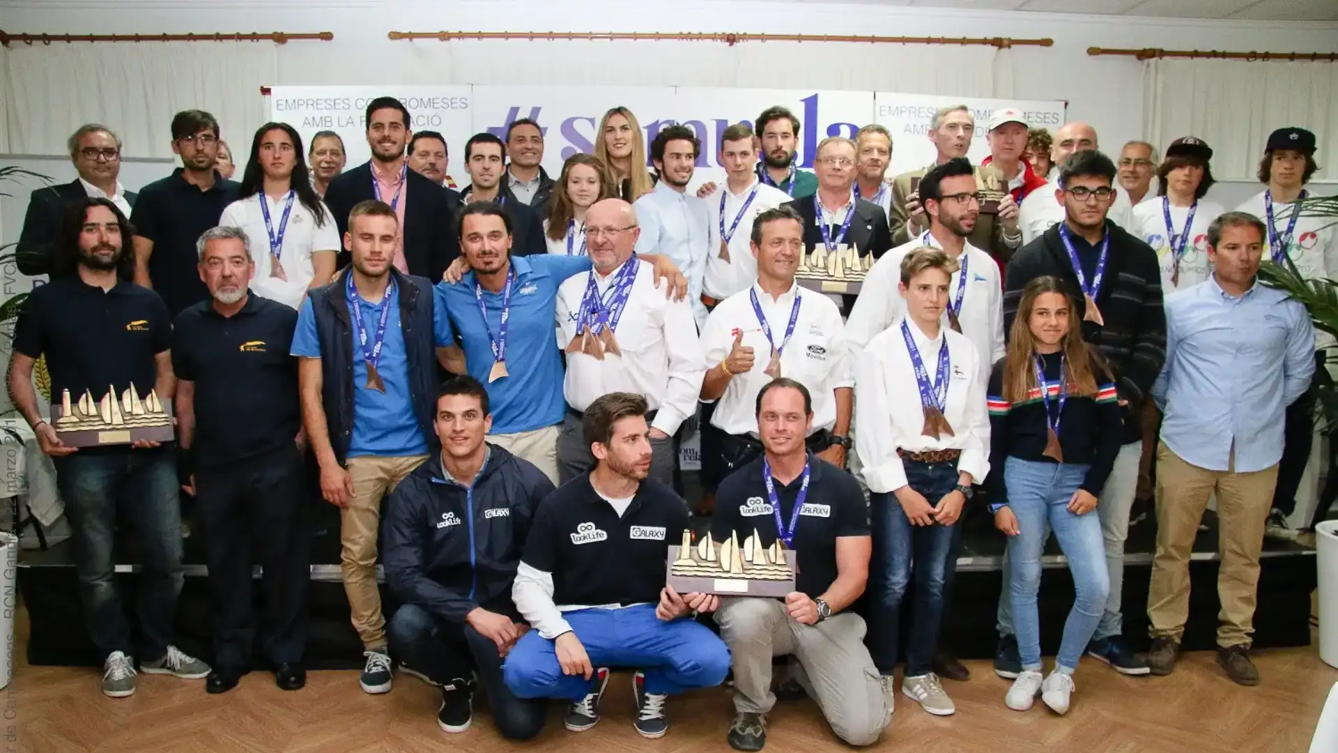 The Valencian of Vela honored in Gandia its best regatists of 2016