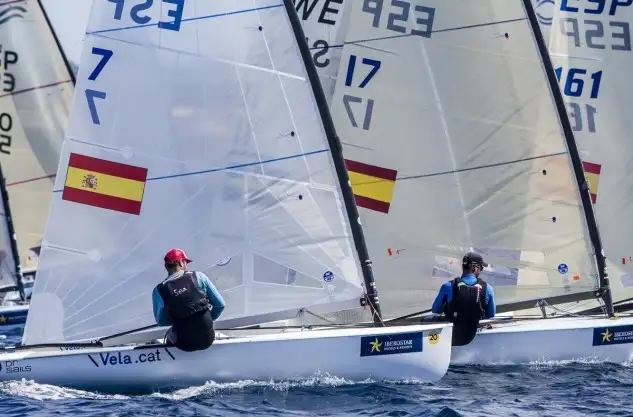 La vela olímpica competirá hasta el sábado en la bahía de Palma (Foto Jesús Renedo)