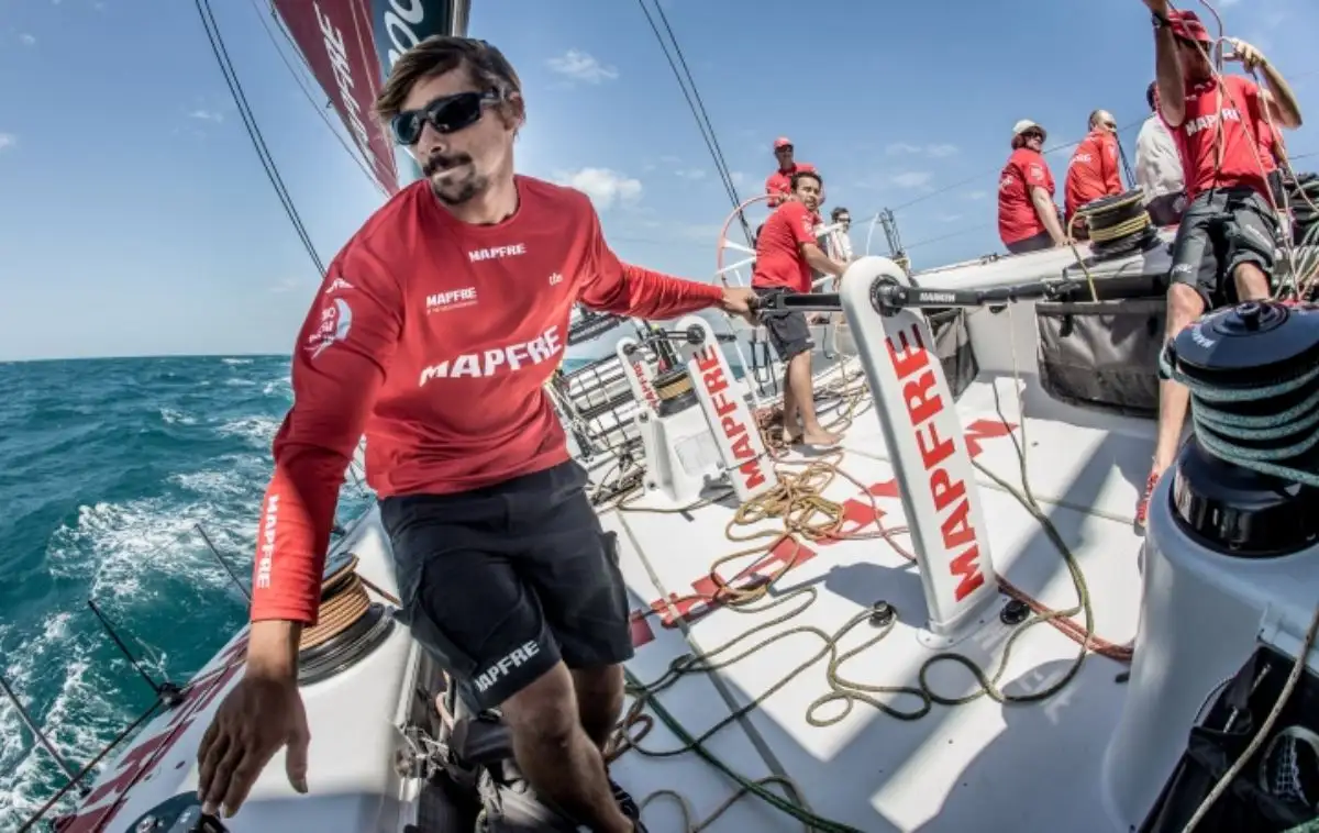 Con 24 años, el barcelonés Willy Altadill disputará su segunda Volvo Ocean Race. Es uno de los dos tripulantes menores de 30 años del Mapfre que exige el reglamento de la Vuelta al Mundo