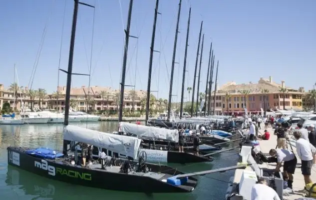 Marina Sotogrande volvera a acoger a la flota de RC44. (Foto Nico Martínez)