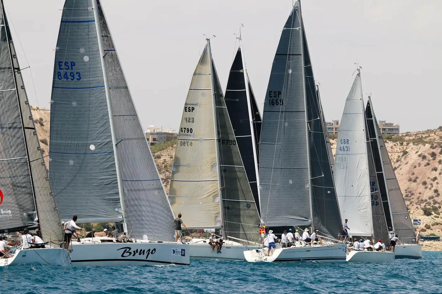 La regata organizada por el Real Club de Regatas de Alicante volverá a contar con la mejor flota ORC del panorama nacional (Foto Pep Portas)