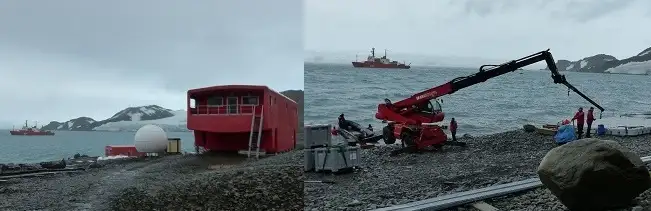 Durante el cierre de la base antártica española, el buque ha embarcado un total de 10 toneladas de material