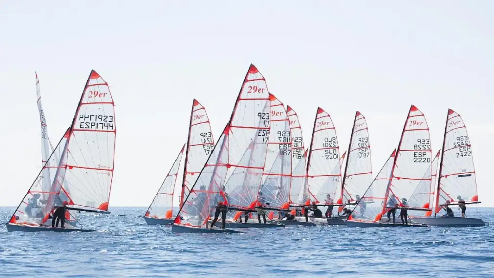 Tania Bonilla and Nuria Miró Spanish champions 29er in Santa Eulalia- Ibiza