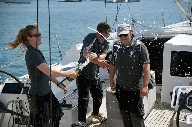 “Spock” de Thomas Shumacher ganador en Tiempo Real de la nueva Versión Oeste de La Ruta de la Sal (Foto Alfred Farré)