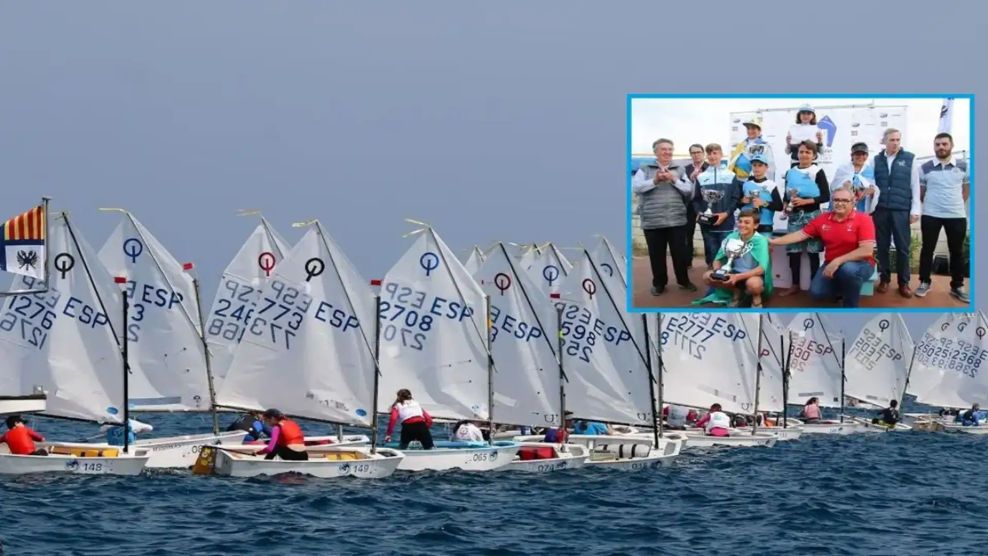 For the shooting Maria Perelló the Spanish Cup of Optimist that ended in Altea