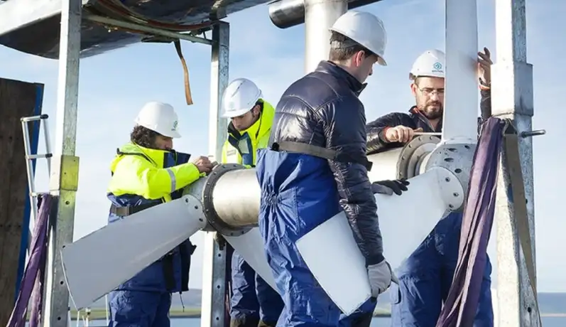 Se trata del primer molino flotante con acceso a la sala de máquinas