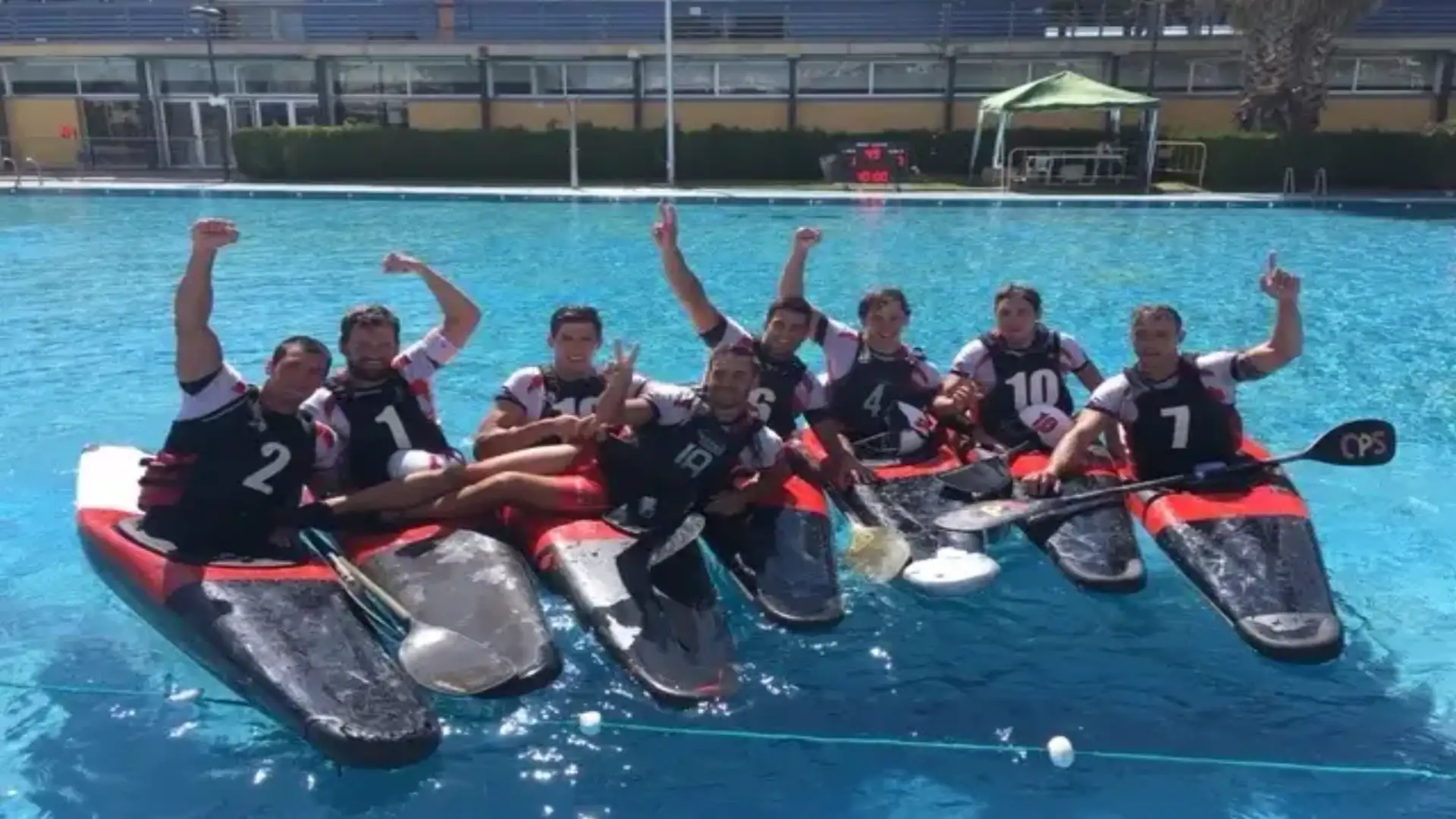 Vallebeautiful Virtual Retreat champion of the Spanish League of Kayak Polo