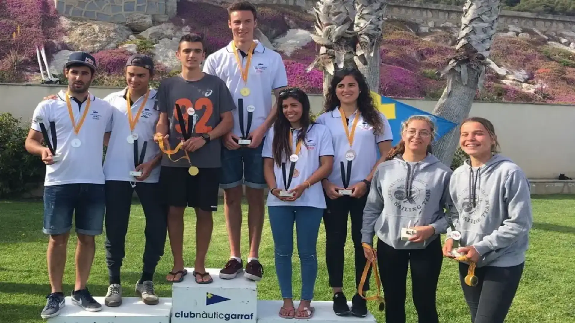 Albert Gelpí-Alex Boquet sailing champions of Catalonia, in the 29th class