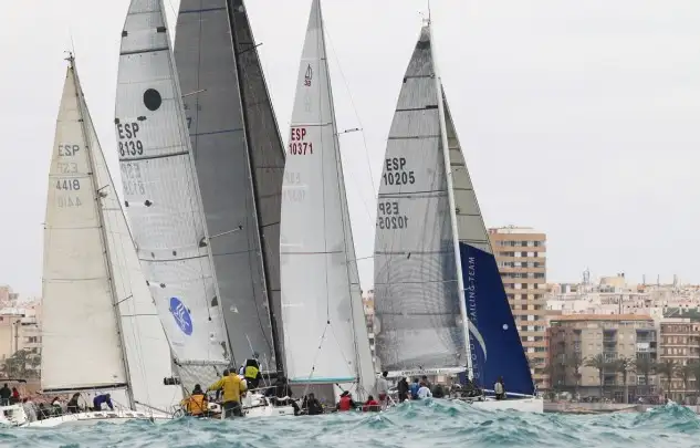 Pulpo Negro, Griego, Wise Choice y Carey se adjudicaron la primera prueba entre Torrevieja y VIlla de San Pedro (Foto Pep Portas)