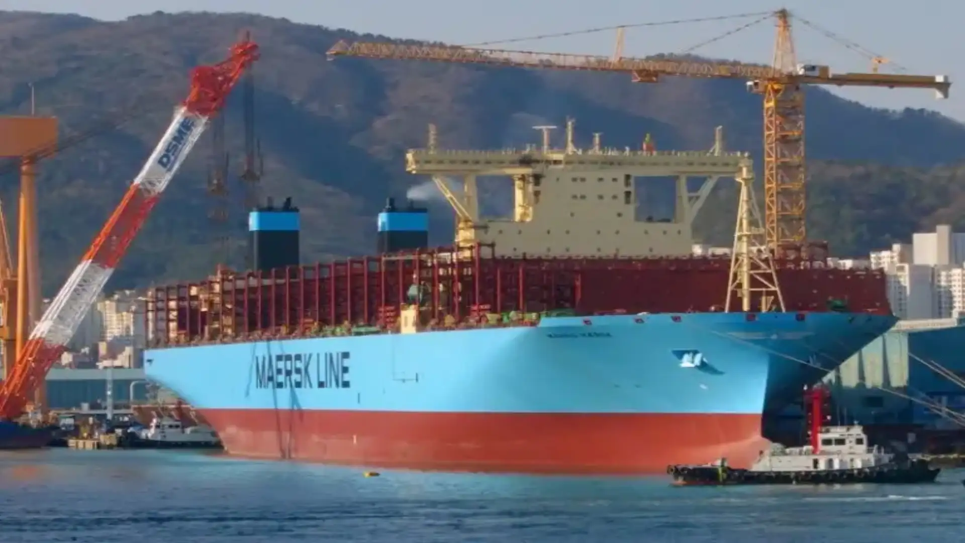 "Madrid Maerks" an ephemeral reign as the world's largest container carrier