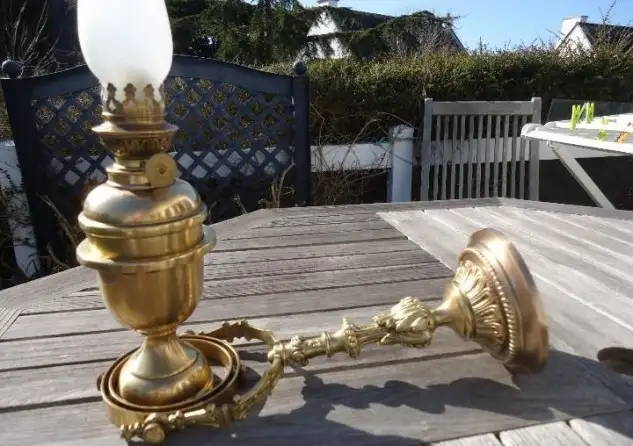 lampara nautica quinque de barco sistema cardan finales xviii 344,50 subasta