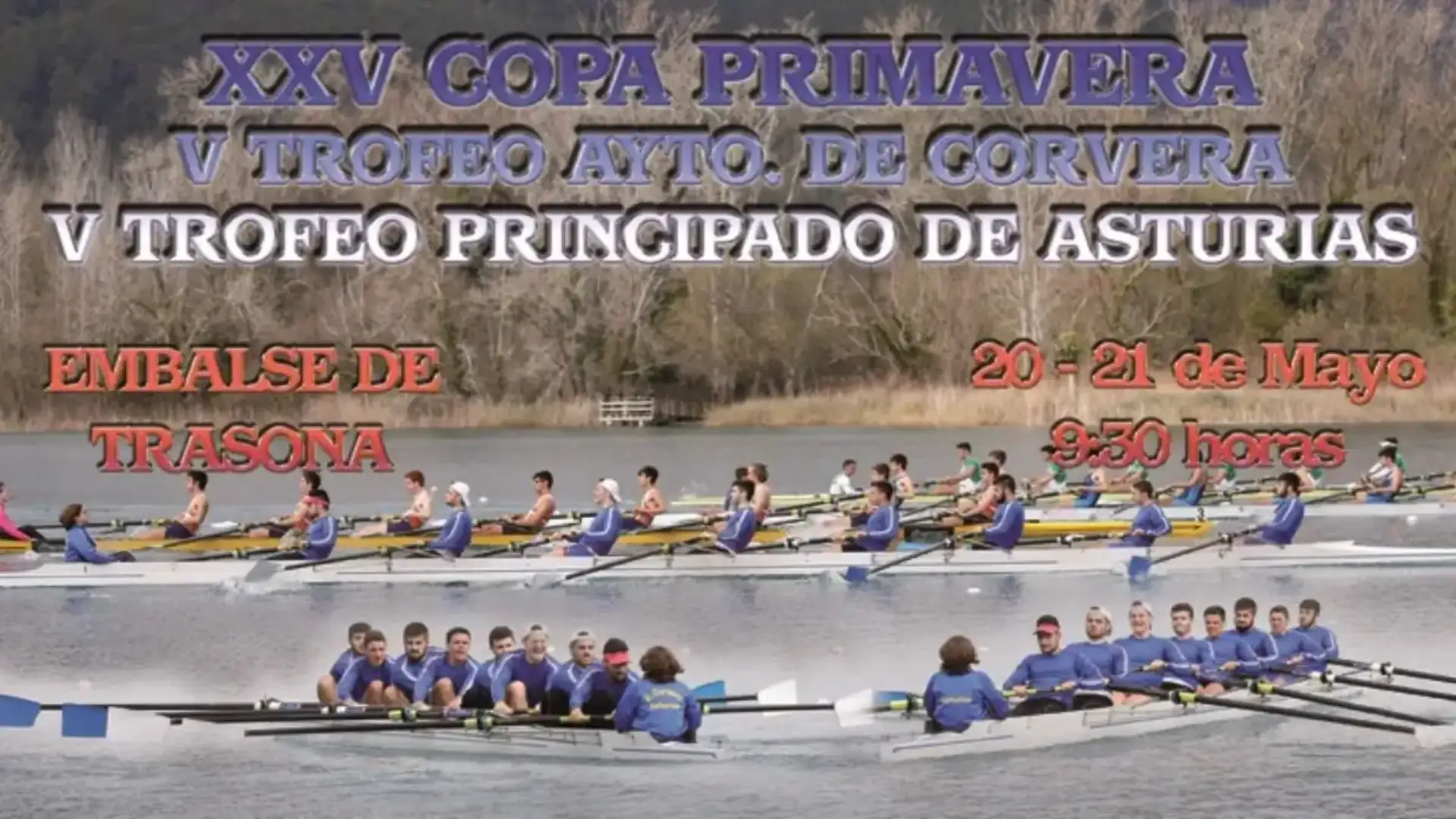 500 boats from all over Spain at the Spring Olympic Remo Cup in Trasona