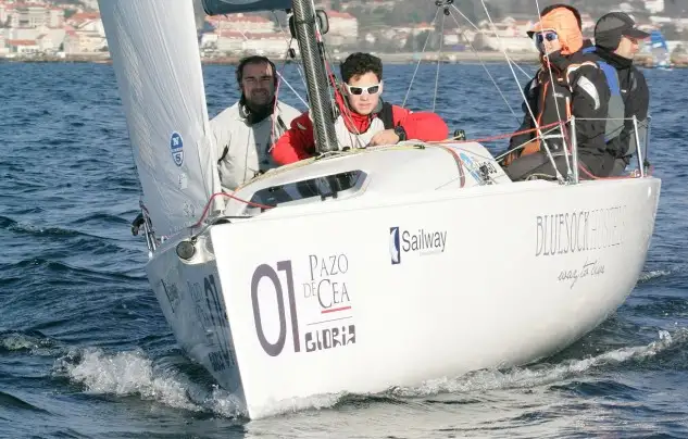 Araújo lleva una doble misión a aguas británicas: primero demostrar que es uno de los mejores patrones españoles, la segunda representar a la Organización viguesa del Europeo 2018