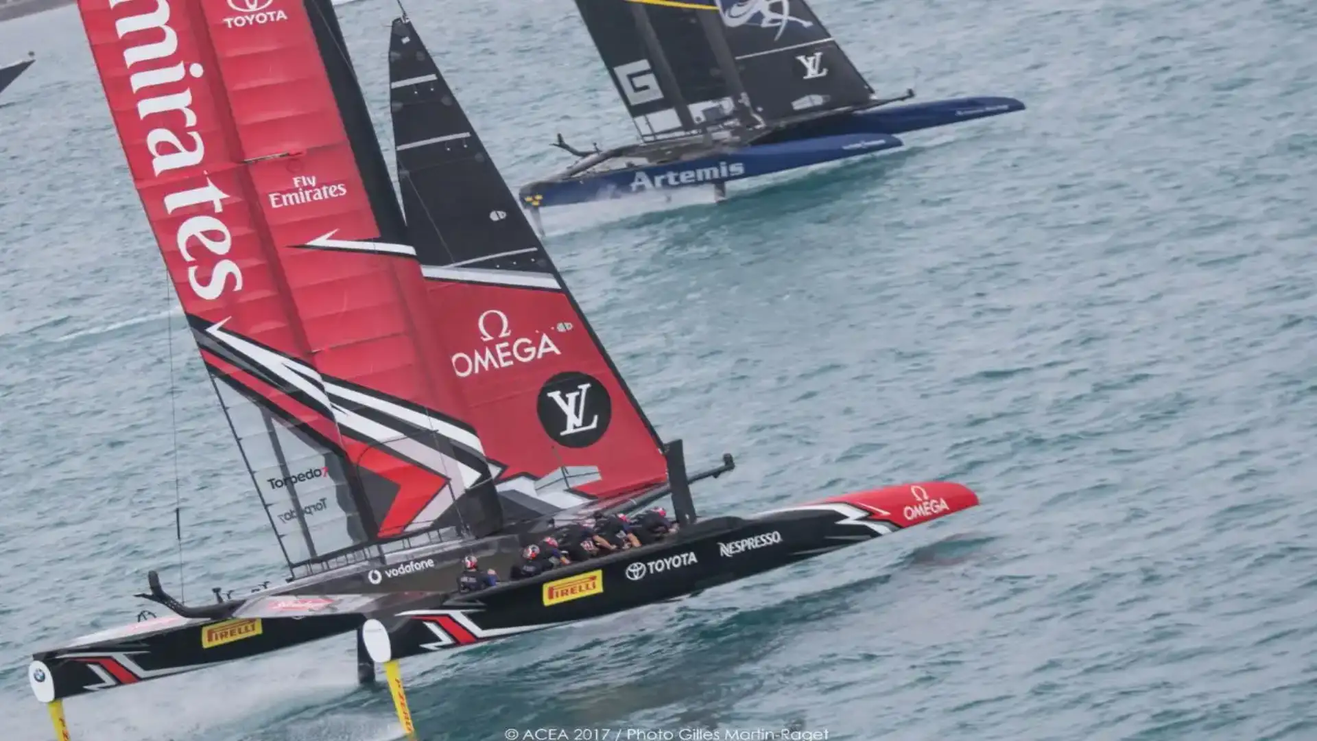 Louis Vuitton Cup: Team New Zealand overcomes Artemis and stands ahead in the final