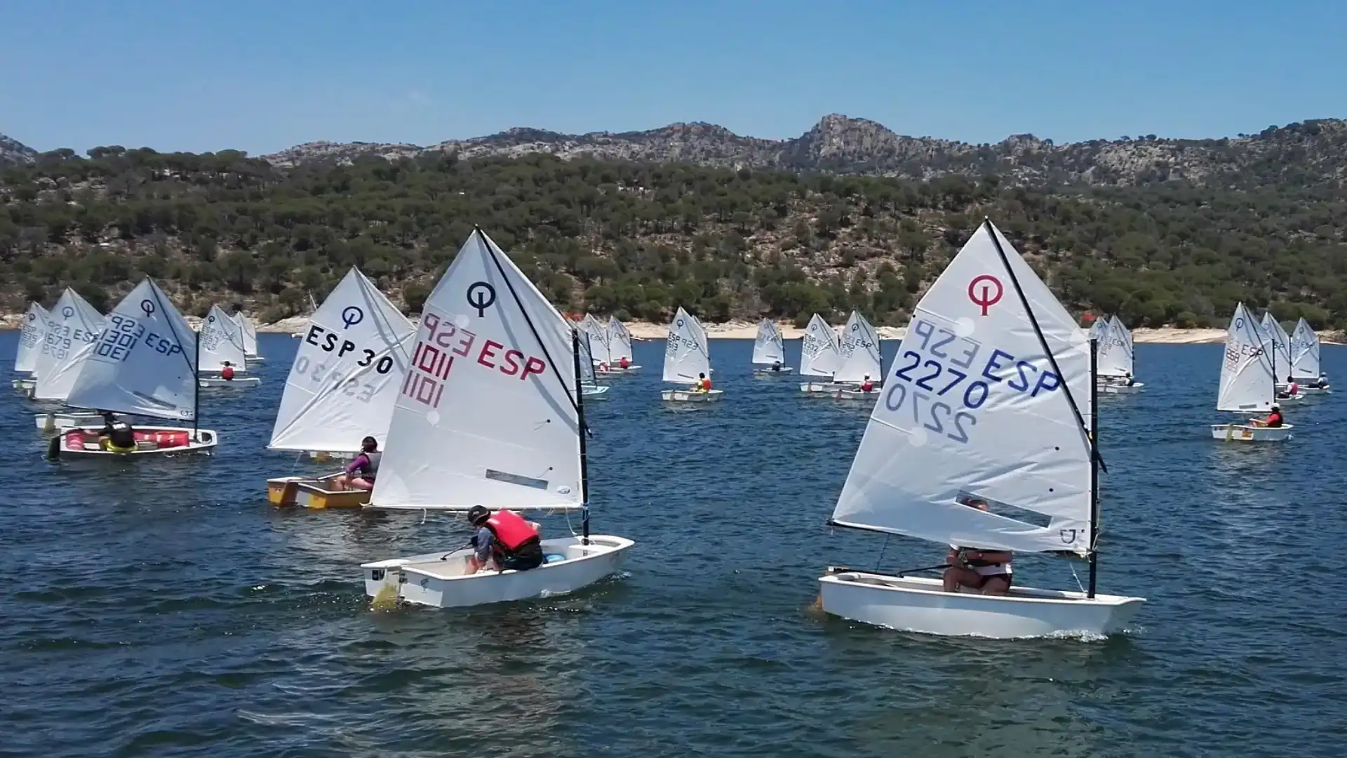 Alfonso Moreno proclaimed himself the champion of Madrid of the optimist class in San Juan