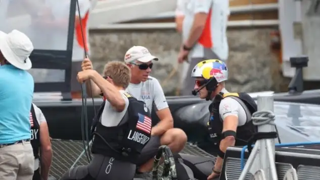 Mucha preocupación por la marcha del marcador entre los americanos (Foto Gilles Martín)