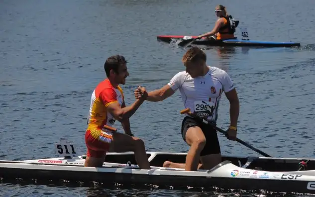 Tono Campos se proclamó subcampeón de Europa de maratón en C-1 y Manuel Garrido ocupó el tercer lugar
