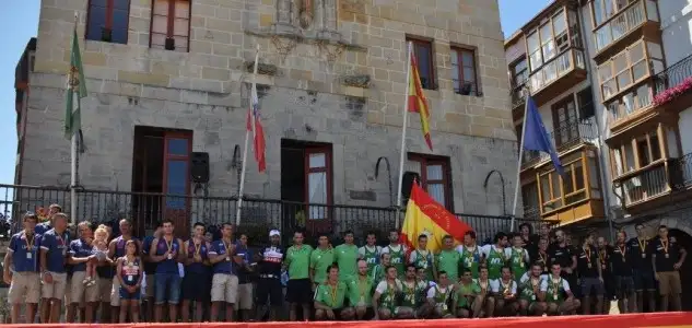 El podio de la 69º edición con "Hondarribia" de campeón de España... este fin de semana defenderá en Castro su título