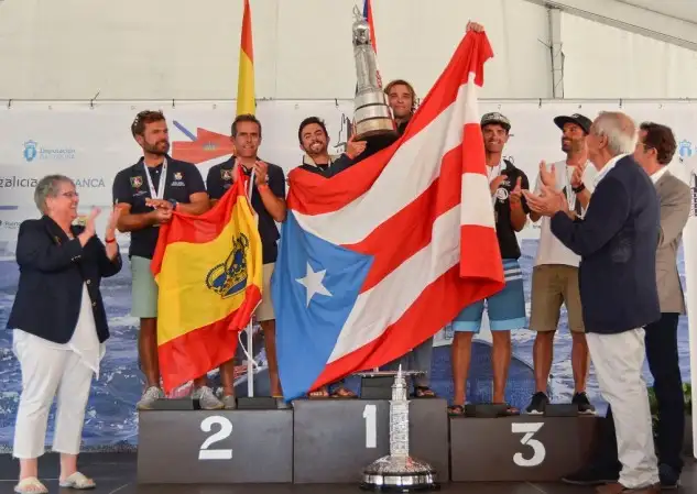 Puerto Rico (oro) y España (plata y bronce) (Foto M.Arcay)