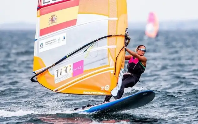 La regatista sevillana ha sido la única representante española en modalidad RS:X (Foto FAV)