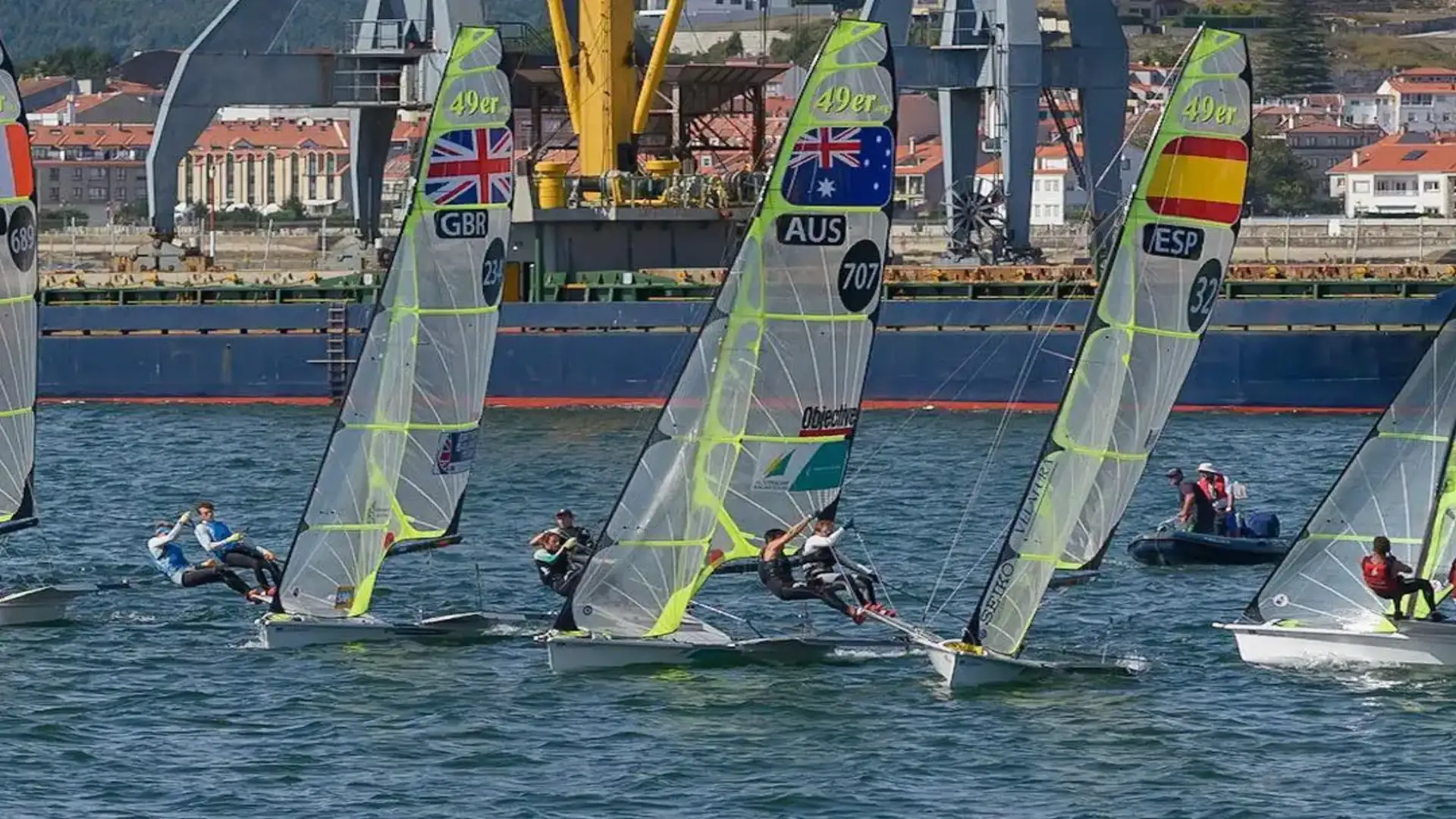 The Viguese Bugallo and Lorenzo rooms in the European Junior of 49er