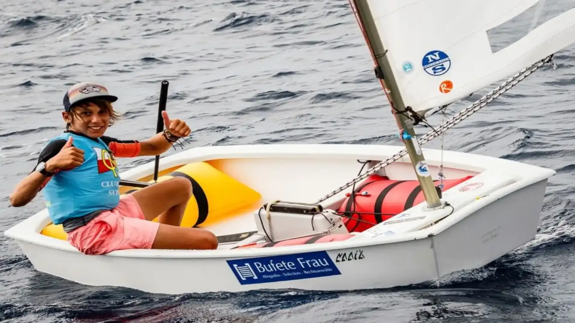Nacho Baltasar winner of the Great Day of the Vela- Bufete Frau in Mallorca