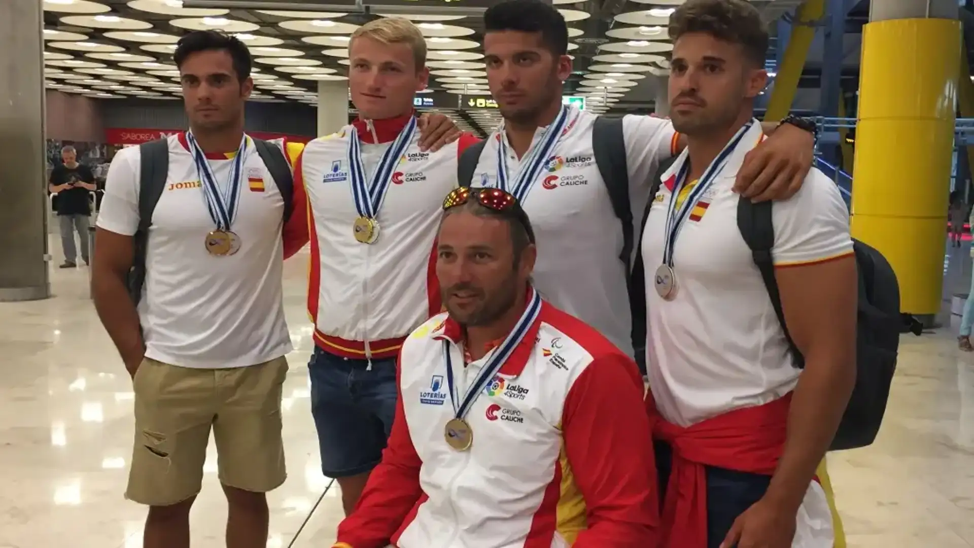 The Red of Piragüism of the World of Sprint with three medals returns