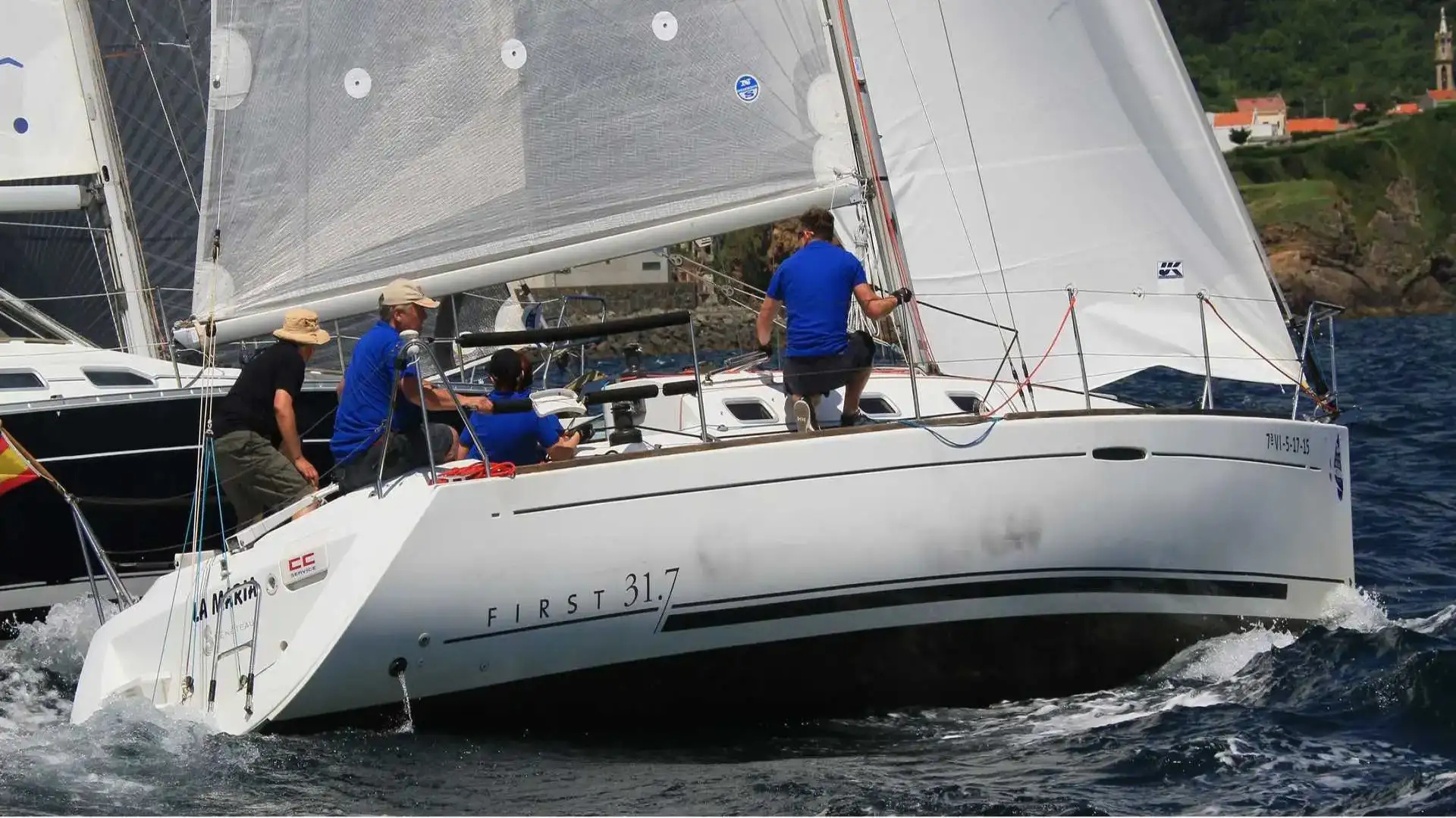 De régate pour le Golfe d'Artabre, la Mer Mineure, Gijon, Riveira