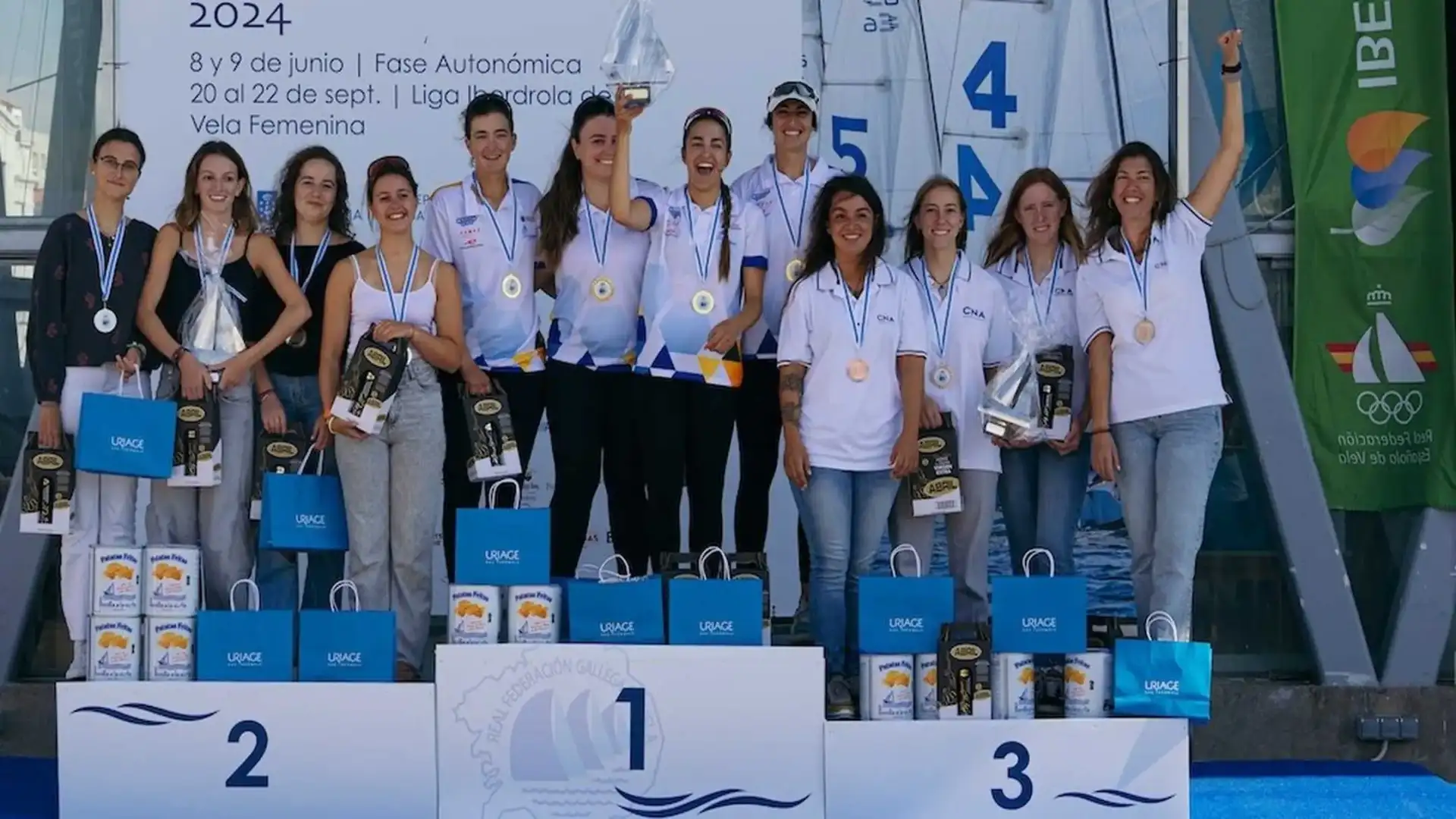Liga Iberdrola Feminina: Canarias dans l'acte de Vilagarcia
