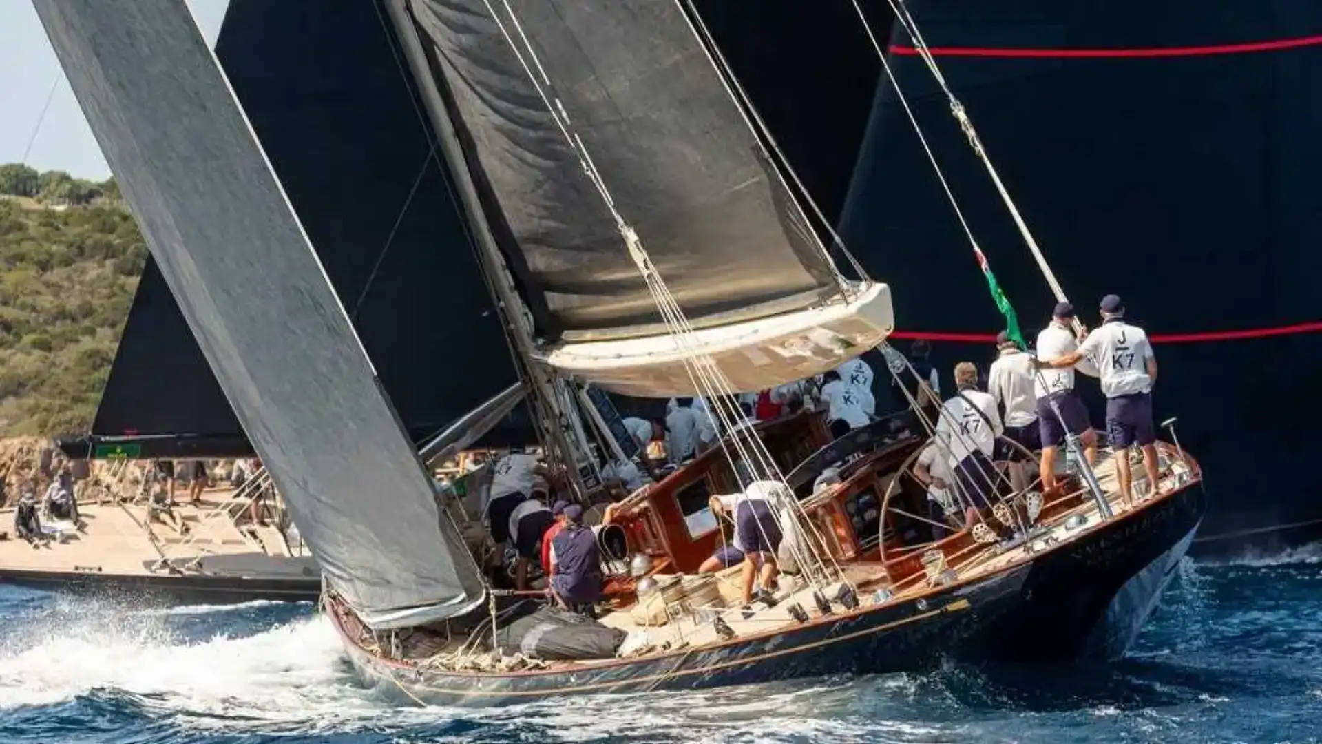 Régate Barcelone avec classe J et Puig, et dans le détroit