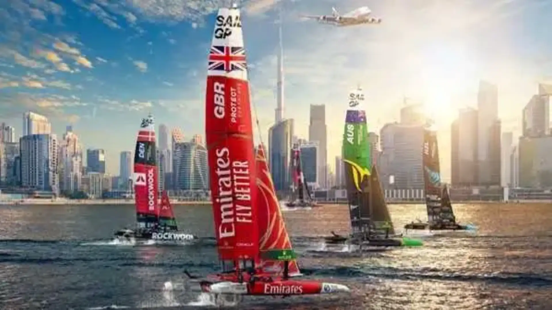 Emirates avec le TP52, à la naissance du Circuit Olympique, à Getxo et Portosin