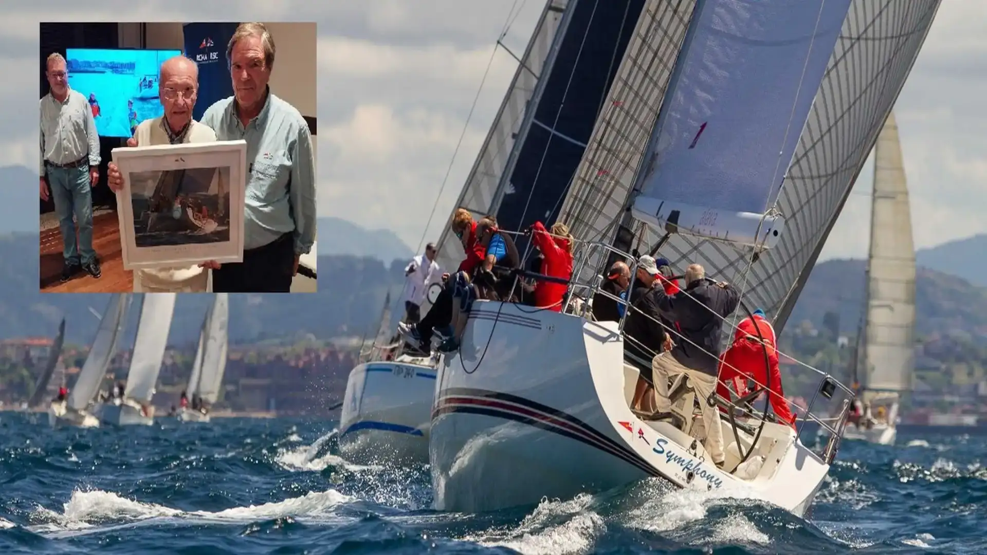 En hommage à Onaindia dans la Maritime et dans la Ria de Vigo, Portosin et l'optimiste d'El Balís