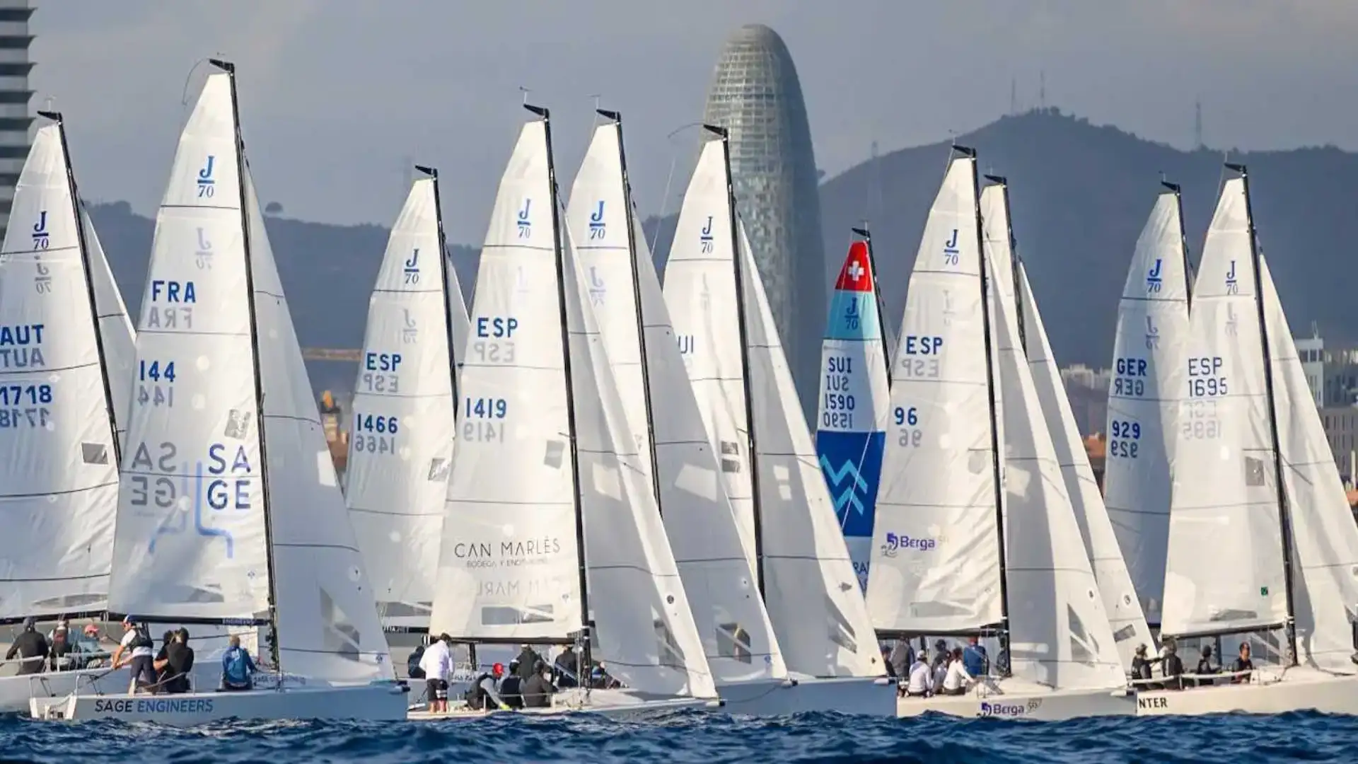 Dans la série d'hiver de J70 à Barcelone et dans la Palma- Melilla - Palma de Mini 6.50