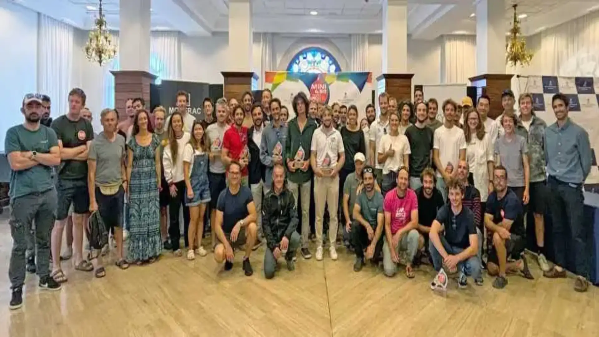 A la fin de la Mini 6.50 de Palma, avec le Maxicat- Victoria, à Chiclana et à Loja