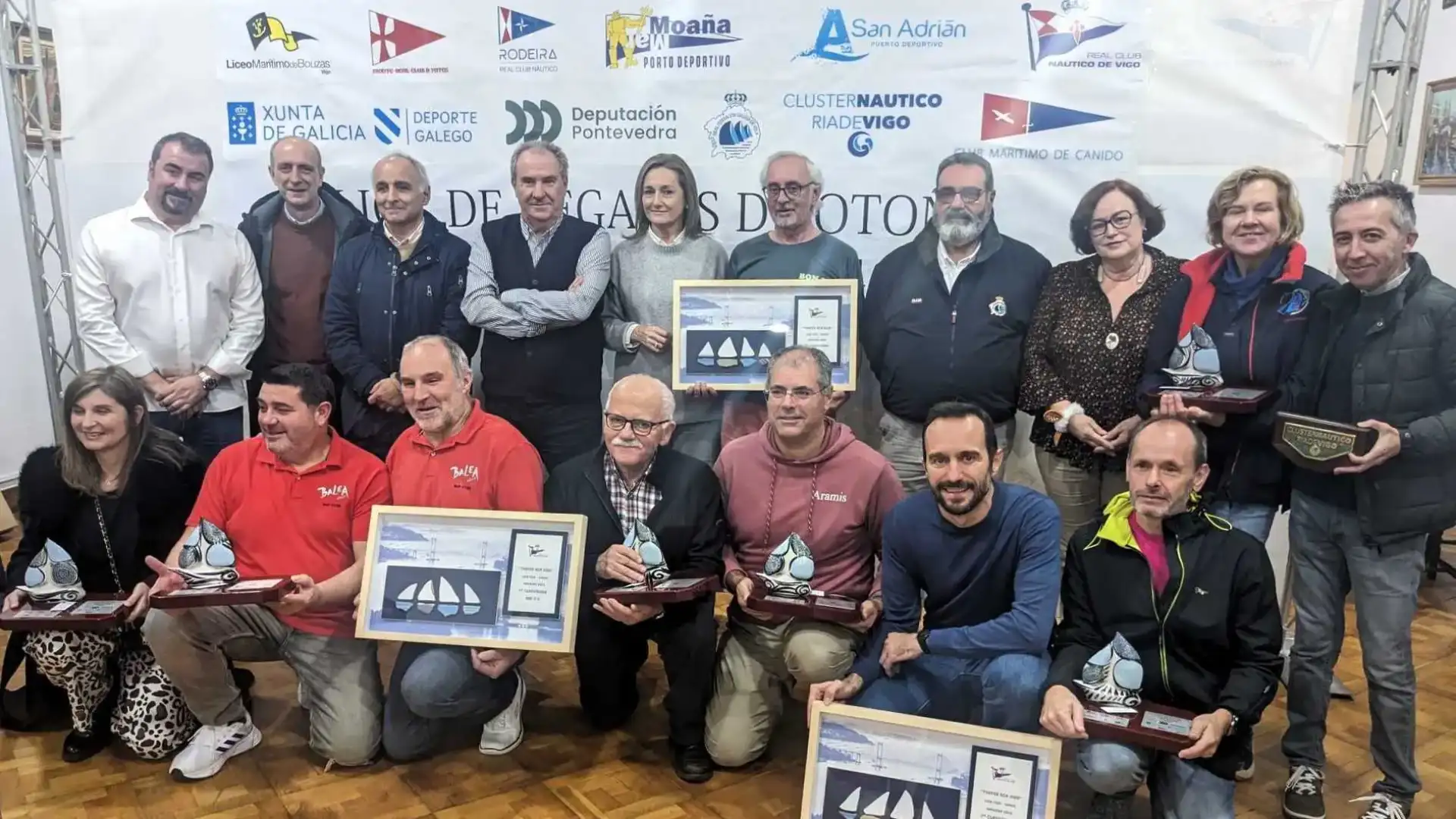 Dans la Cies-Rande, avec la Maitena à Getxo et à Baiona avec la flotte de J80