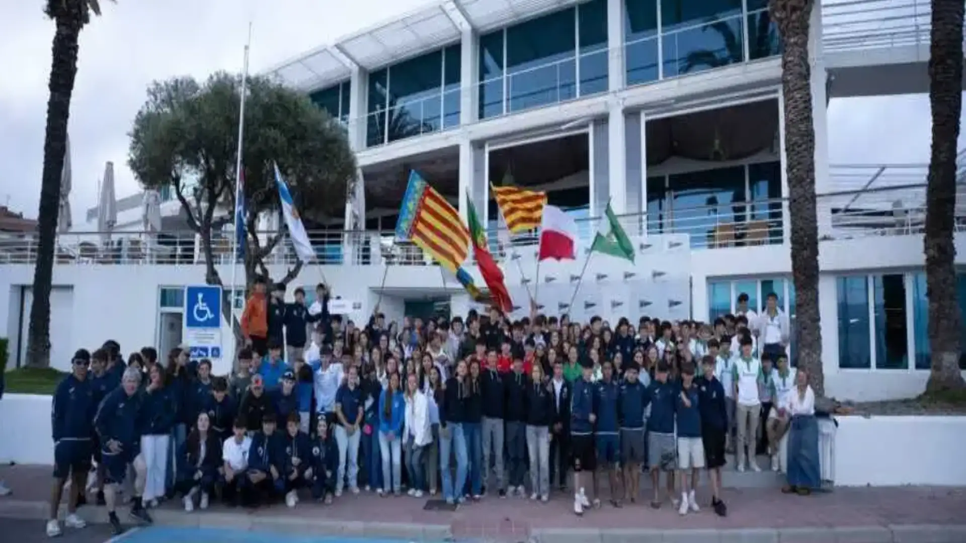 Ceremonias de apertura de los Nacionales de 420 (Balís) y Optimist (Santander)