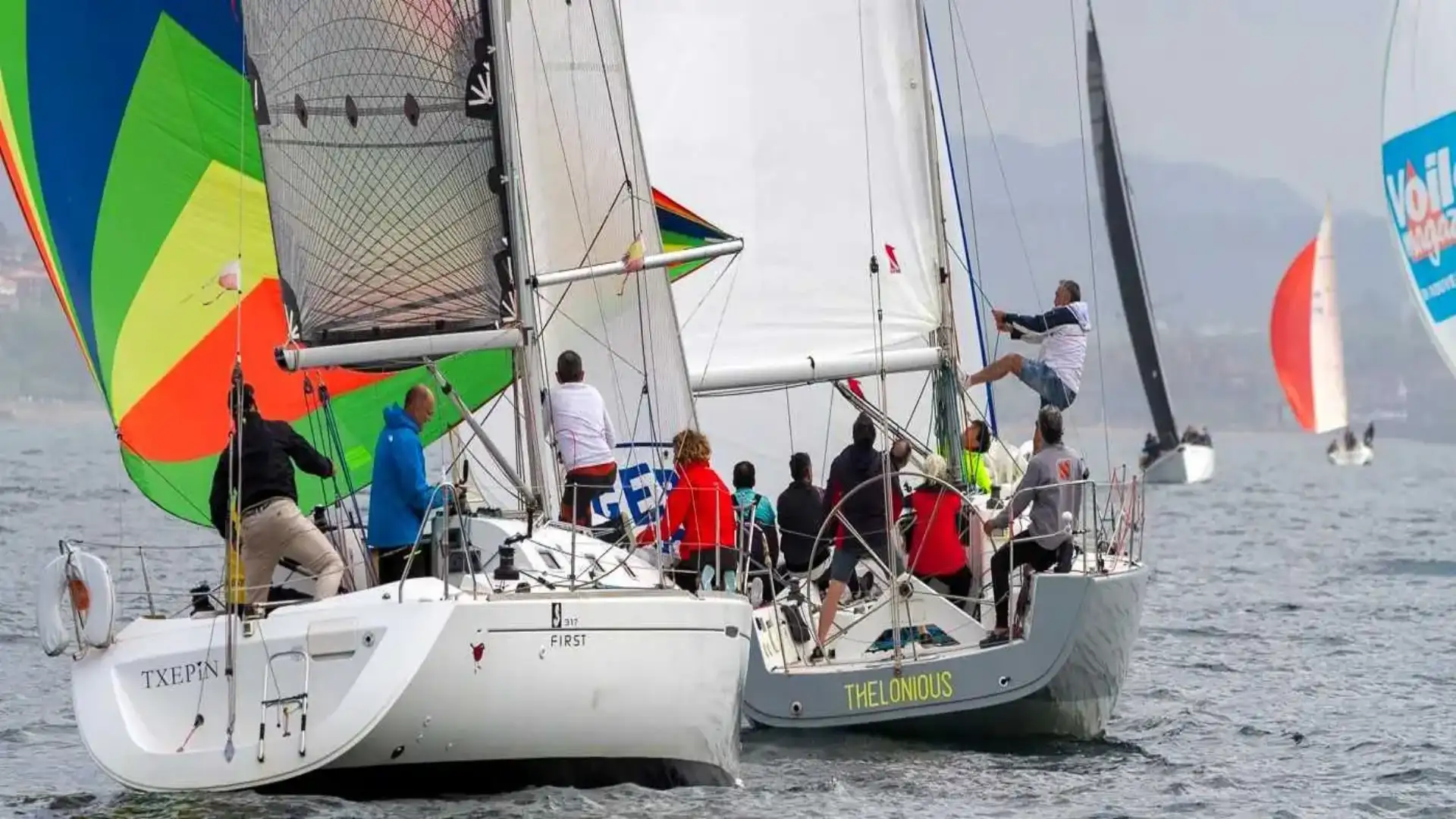 Para Kribi La Inversa BBVA, Techno 293 e iQFoil em Arousa, Snipe Femenino em Valência