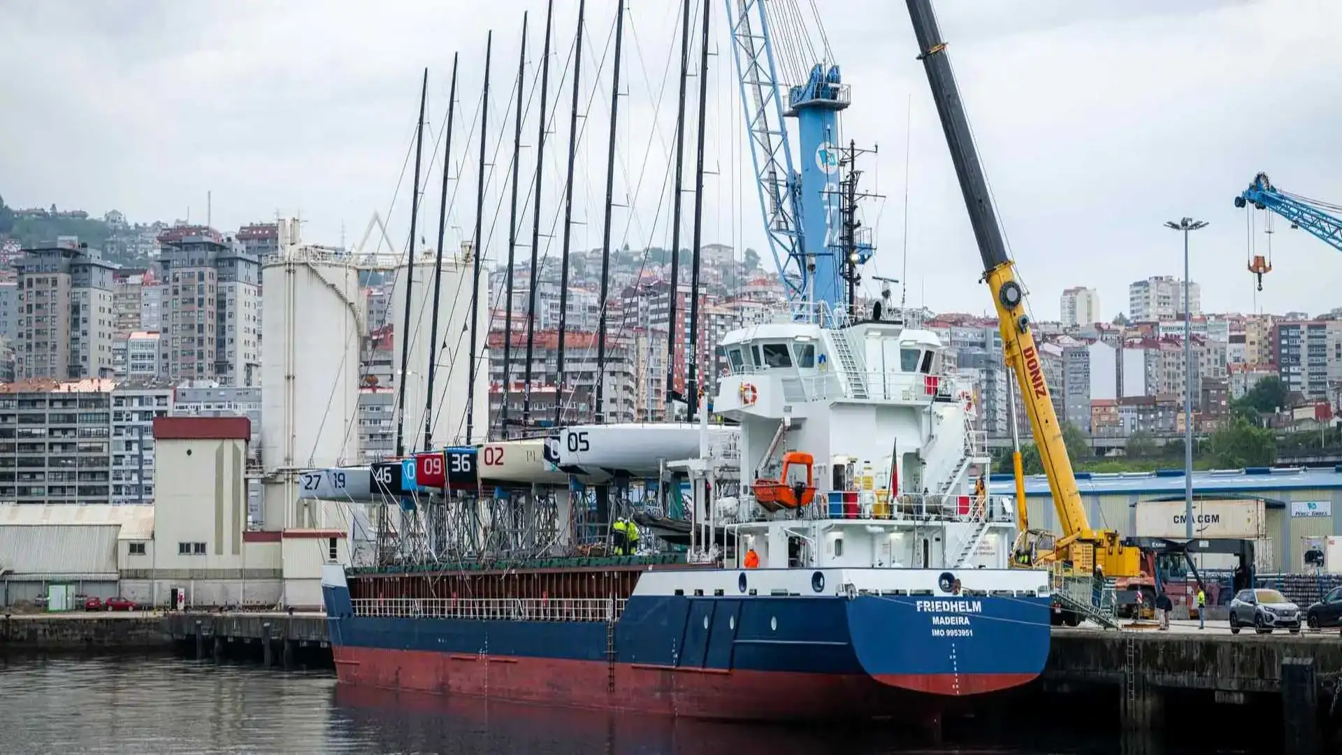 La maggior parte della flotta TP52 è già a Vigo per la Royal Cup Rías