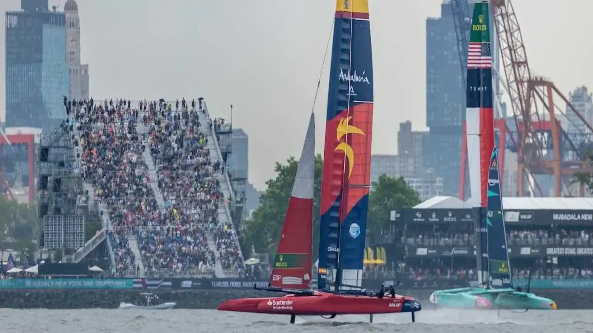 Espanha SailGP manda em USA, Yamayay lider em Bizkaia e J80 Notícias em Valência