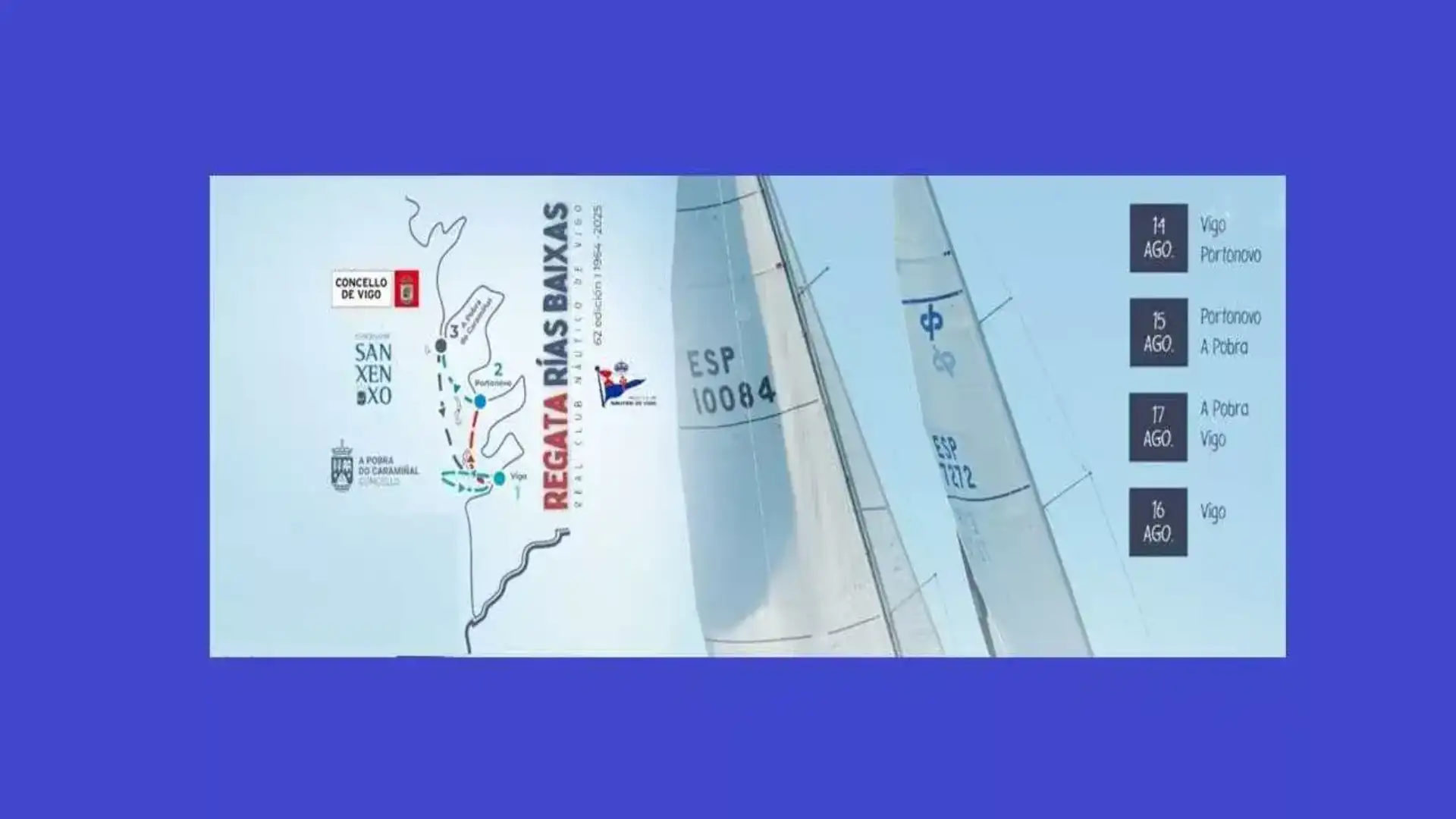 62 Regata Rías Baixas: la gran novedad se llama Club Náutico de Portonovo
