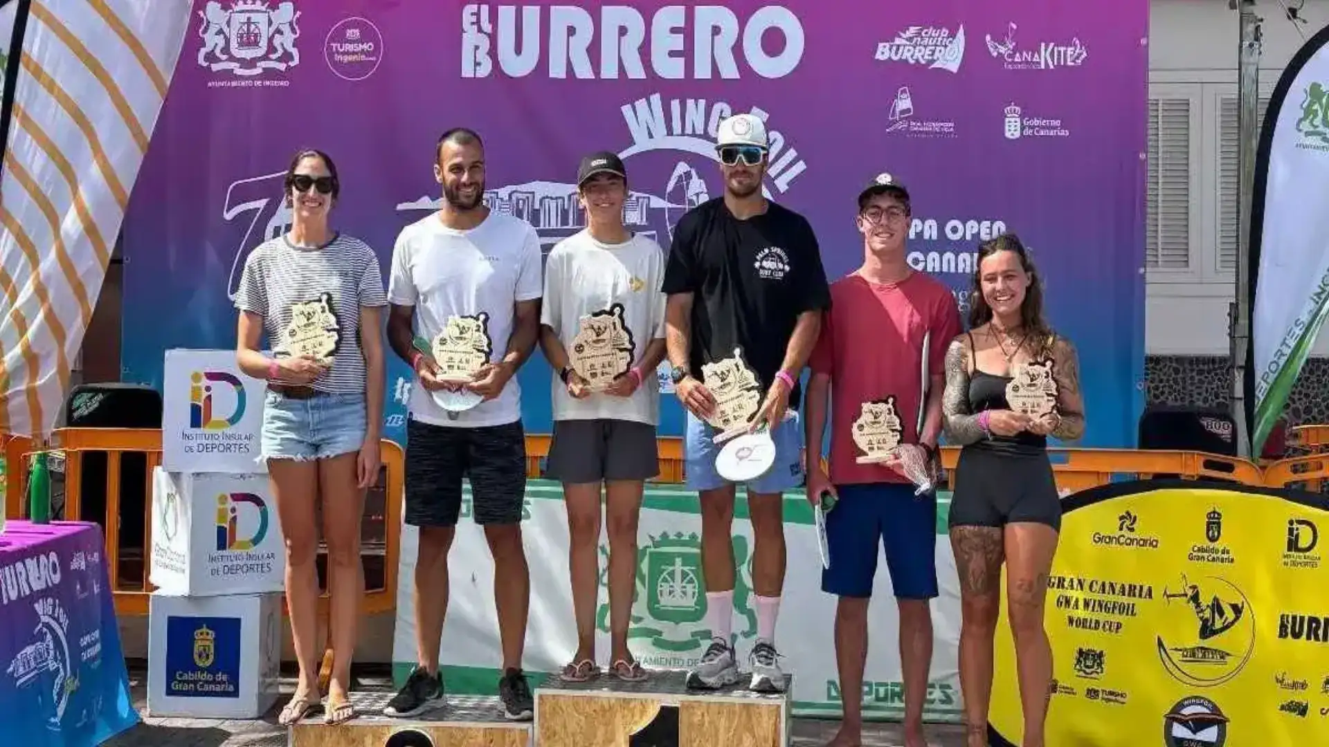 Anjo Granda e Mar de Arce conquistam a Copa das Canárias de Wingfoil