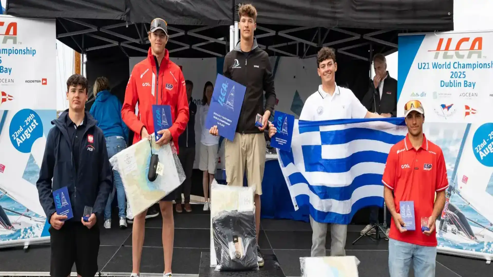 The Spanish Karol Krupski world champion Sub19 of Ilca7