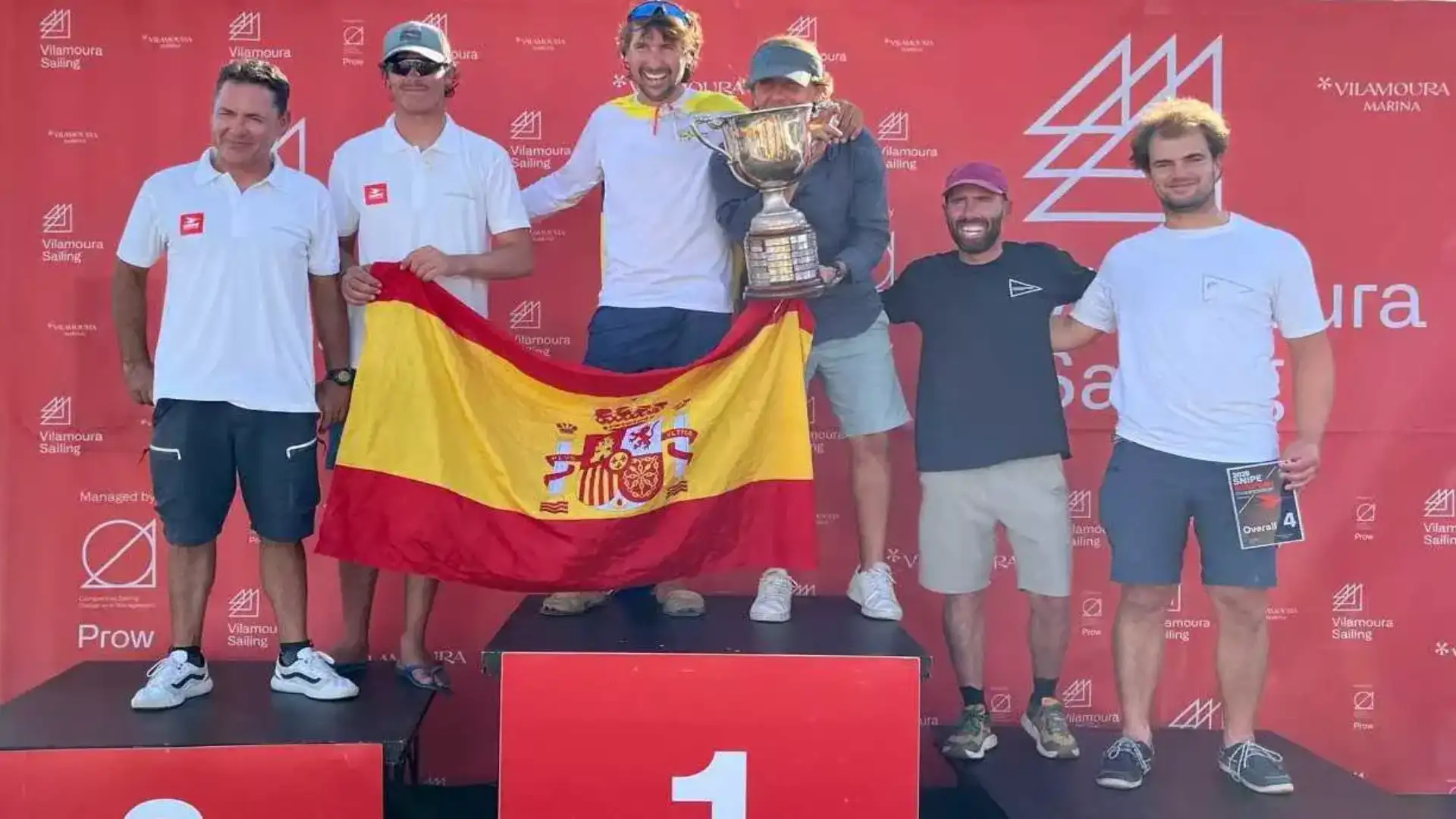 Marine espagnole exceptionnelle dans le snipe européen à Vilamoura