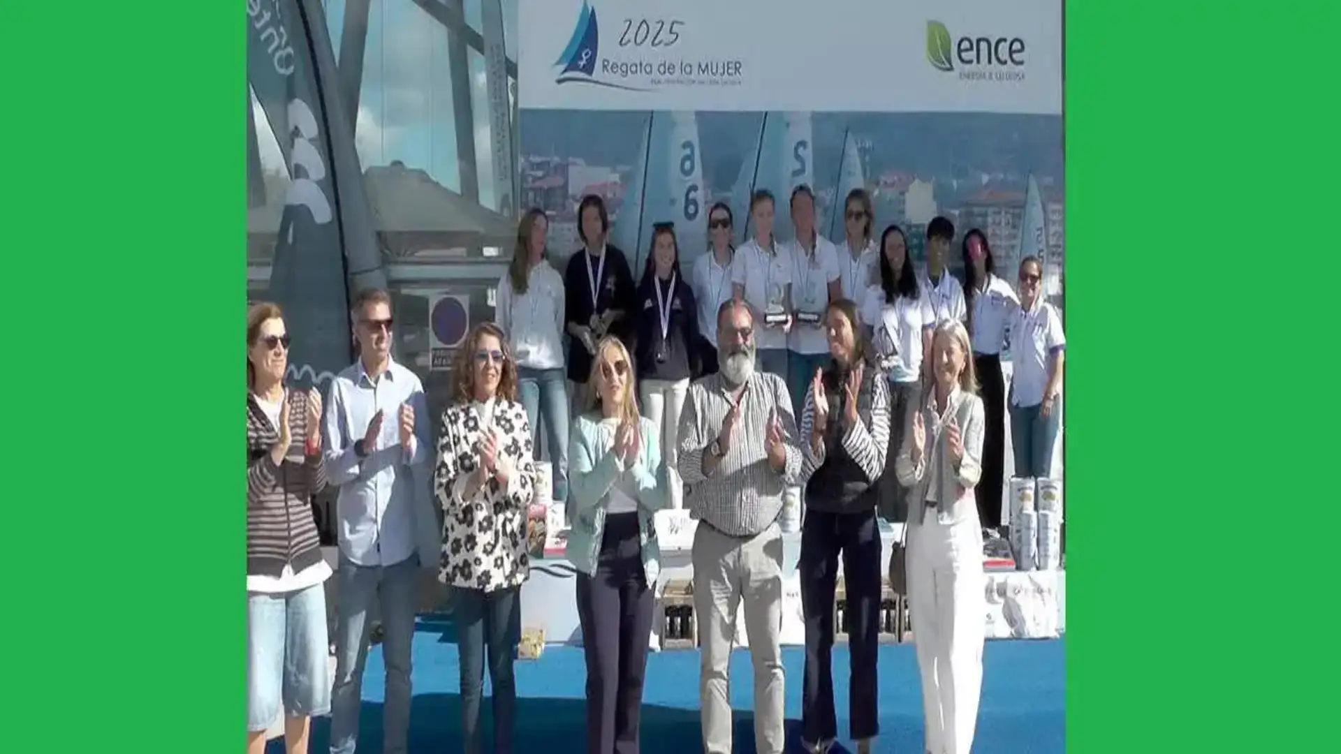 Catalonia is imposed in the Regata de la Mujer - ENCE held in Vilagarcía