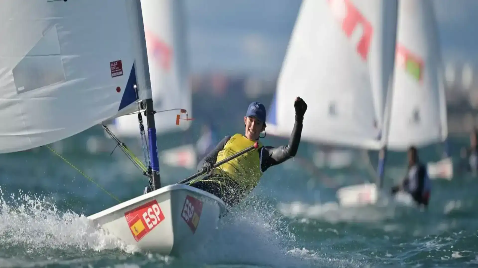 Irene de Tomás del Náutico de Valencia Weltmeister von Ilca6 Juvenil