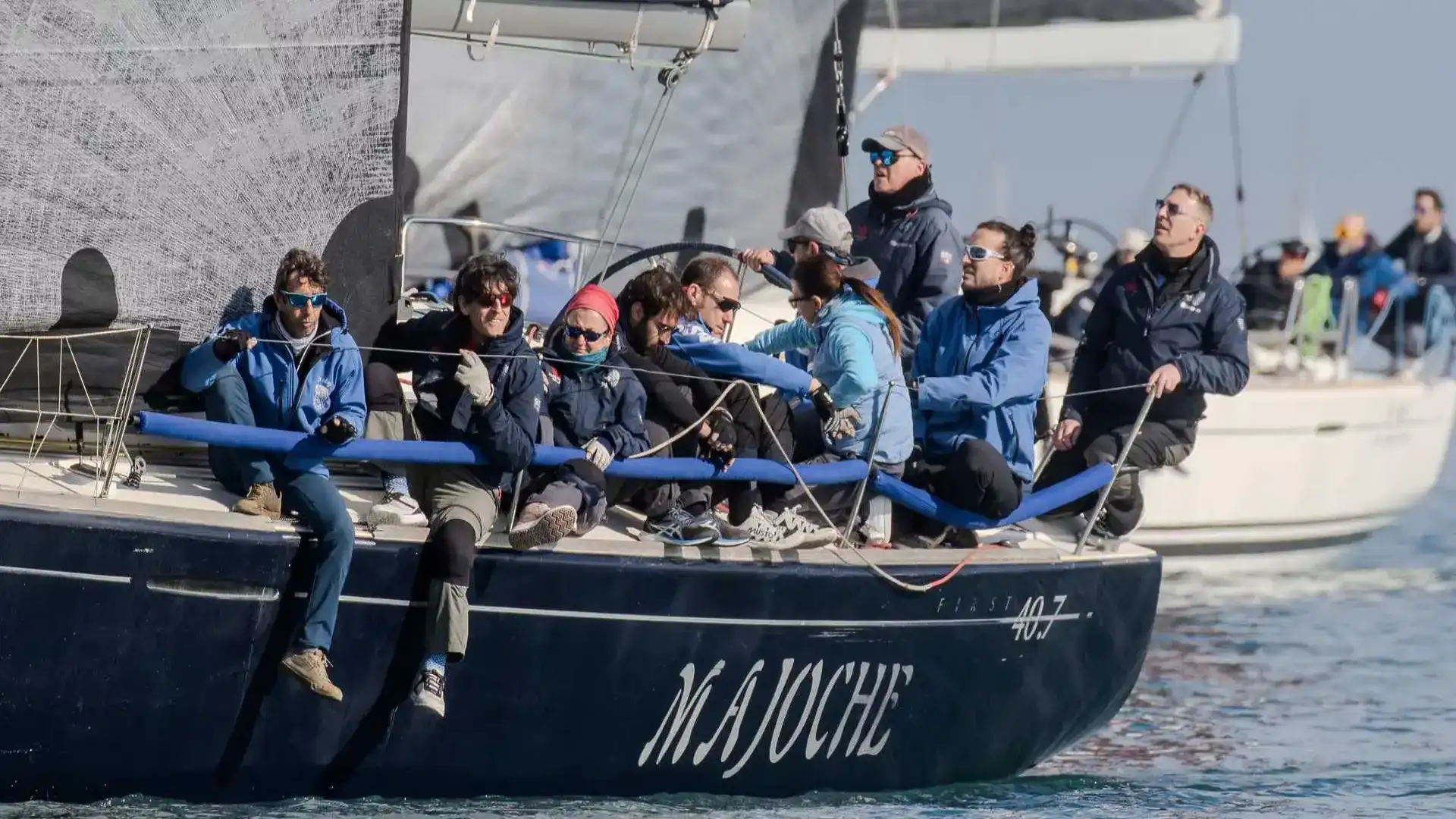 M10 Zas Sailing e Sclop1 comando a Valencia e il J80 Team Fiestas a La Línea