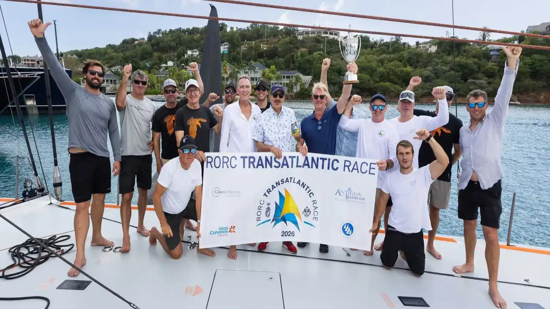 Il vincitore del Trofeo Transatlantico Baltic 111 Raven, con record